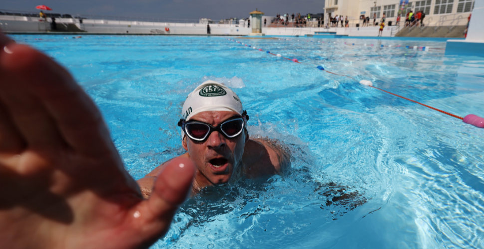 Rehabilitation Triathlon swimmer